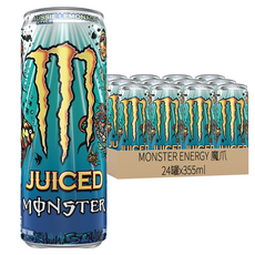 MONSTER ENERGY 魔爪 Juiced Monster 澳式檸檬碳酸能量飲料 355ml, 24罐