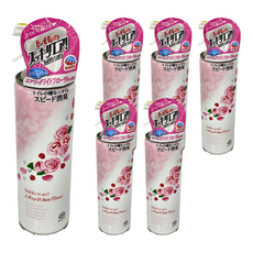 EARTH 地球製藥 Sukki-ri 浴廁除臭抑菌芳香噴霧, 玫瑰花果香, 350mL, 6瓶