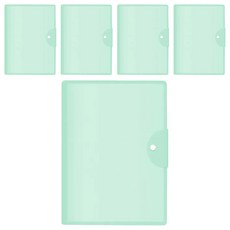 平放收納冊/資料夾/文件夾 綠色 A3 30頁, 5本