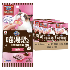 unicharm pet 銀湯匙 三星美食 喵湯匙肉泥, 鮪魚, 40g, 8包