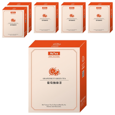歐可茶葉 葡萄柚綠茶, 26g, 7個裝, 6盒