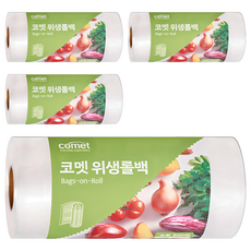 comet 捲筒型食物保鮮袋, S(17 x 25cm), 500張, 4個