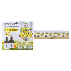 鱷魚 優 液體電蚊香劑 小黑蚊 2瓶, 92ml, 24盒