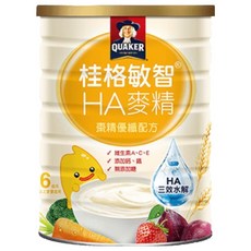 QUAKER 桂格 敏智HA麥精 棗精優纖配方, 6個月以上, 700g, 1罐