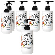 MOTHER-K K-MOM LALABEBE 草本極淨蔬果奶瓶清潔劑, 500ml, 瓦解奶垢, 適用於異位性皮膚炎, 碰手不乾燥, 6瓶