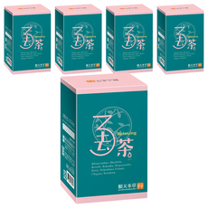順天本草3去茶 (10包/盒) 草本茶飲 無咖啡因 幫助入睡 舒緩身心, 5g, 5盒