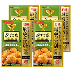 日清製粉 炸物製粉 柚子胡椒味 簡單製做易上手 油炸後裡層多汁 外層酥脆可口, 100g, 4包