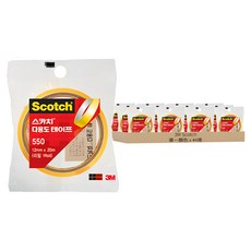 3M Scotch 多用途膠帶 550 替換帶 20m x 12mm, 44捲, 單一顏色