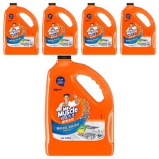 Mr Muscle 威猛先生 廚房清潔劑 清爽檸檬 橫掃油垢 淨味清新, 3.785L, 5桶