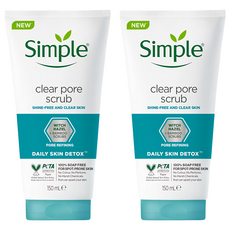 Simple 清妍 深層毛孔淨化去角質凝露 含天然竹萃取顆粒, 150ml, 2件