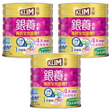 克寧 銀養高鈣全效奶粉, 1.9kg, 3罐