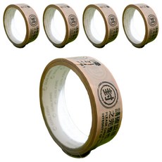 CLEAN 克林 ELItape易利封 防拆保密膠帶 30mm x 10m, 牛皮色, 5捲