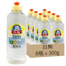 白熊 洗碗精, 300g, 8瓶