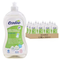 ecodoo 奶瓶專用環保清潔劑, 500ml, 12瓶