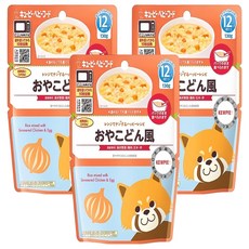 kewpie 野菜雞肉親子丼飯 12M 寶寶副食品推薦 方便即食 營養美味, 3包, 130g