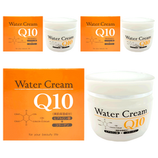 Q10玻尿酸出水霜 深層保濕 水潤透亮 改善乾燥 提升彈性, 80g, 3罐