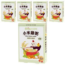 Chila 兒食樂 小米雞粥 野菜 - 適合6個月以上寶寶, 300g, 5盒