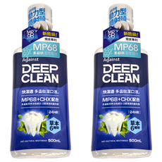 快潔適 多益肽潔口液, MP68+CHX 配合, 草本 6種類, 500mL, 2瓶