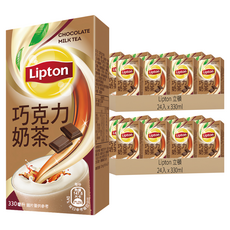 Lipton 立頓 巧克力奶茶, 330ml, 48入