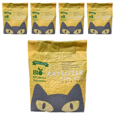 WELLON 威龍 BIO 細顆粒2.0 豆腐貓砂, 原味, 2.5kg, 5包