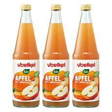 voelkel 維可 蘋果原汁, 700ml, 3個