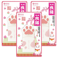 EKI MORI MACHI 驛森町 大貓掌修正帶, 幸福良緣 粉白, 3個