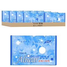 Alnear 歐蜜 水織布化妝棉, 400片, 8入