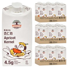 優源好食 杏仁奶, 植物蛋白, 低糖, 300ml, 18罐