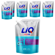 LiQ 深層滋潤洗衣精 補充包, 2.1L, 6包