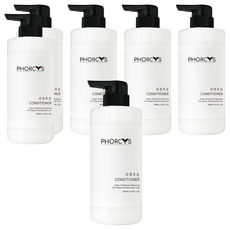 PHORCYS 馥絲 白藜珈保濕修護素 修護受損髮 深層保濕 柔順彈亮光澤感, 500ml, 6瓶