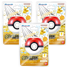 BANDAI 寶可夢GO!電屬性入浴球, 3個