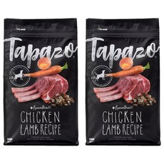 Tapazo 成幼犬 凍乾三重奏,低敏羊肉配方, 營養乾糧,豐富佐餐, 2.27kg, 2袋