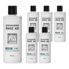 CHEF CLEAN 淨毒五郎 洗碗機專用光潔劑 (300ml/瓶) - 無毒配方 加速烘乾 減少水痕, 6瓶