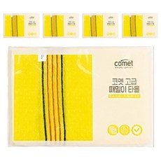 comet 高級搓澡巾, 單色, 5條, 5包