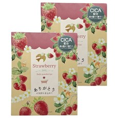 HONYARADOH CICA保濕入浴劑 草莓, 25g, 2入