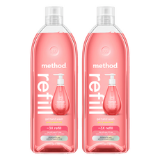 method 洗手乳補充瓶 粉紅葡萄柚, 2瓶, 1L
