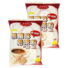 貝妮 黑糖味奶茶粉, 直接沖泡，省力省時，層次香濃風味，通過SGS食品生菌數檢驗, 1kg, 1包, 2包