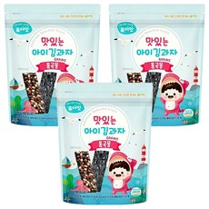Pure Eat 幼兒海苔夾心脆片, 穀物風味, 20g, 3包