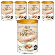 HomeBrown 紅布朗 香醇杏仁粉, 高纖, 無加糖, 350g, 5罐