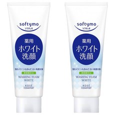 KOSE 高絲 softymo 絲芙蒂 嫩白洗顏霜, 150g, 2條