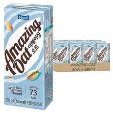Maeil AMAZING OAT 燕麥奶, 無糖, 芬蘭燕麥, 190mL, 36入