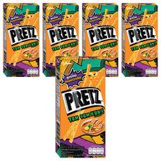 glico 格力高 PRETZ 百力滋 餅乾棒 酸辣口味, 21g, 5盒