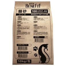 BENEFIT 斑尼菲 松木貓砂, 10kg, 1個, 松木