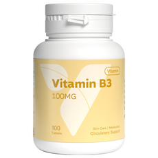 YOUR VITA 優維特 維他命B3 100mg, 100顆, 20g, 1罐