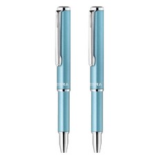 ZEBRA 斑馬牌 SL-F1 ST 伸縮桿原子筆 BA115-A1-BG-BL 0.7mm, 藍綠色, 2支