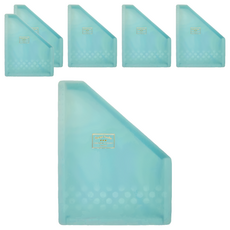 KOKUYO 國譽 Pastel Cookie桌上型直式風琴夾 13層 A4 32 x 25.5 x 2cm, 藍色, 6個