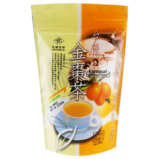 永發茗茶 金棗茶 台灣產 七十年傳統溫火煉製, 4g, 20包, 1袋