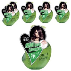 KANG FA 康髮 奇異繽紛水漾保濕雕 茵草綠 260ml, 輕感塑形固定 速乾不黏手 含保濕成分, 6瓶