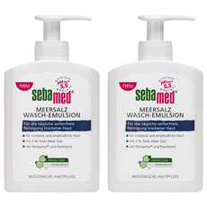 sebamed 施巴 海鹽潔膚洗手露 2瓶 溫和潔淨不刺激 家庭號, 200ml