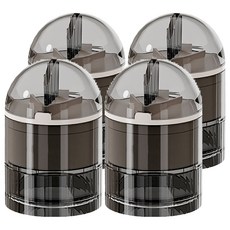 小麥購物 多功能隨身藥盒 L1268 透明灰, 4個